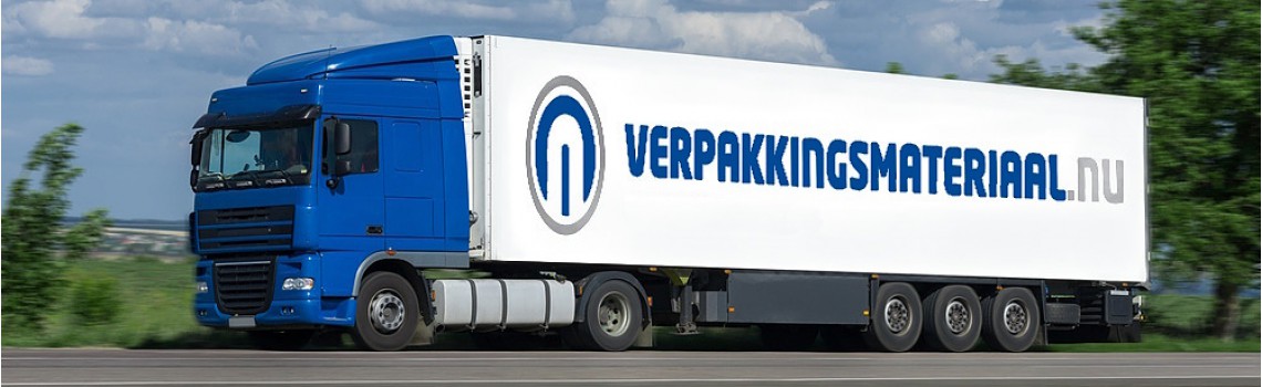 Verpakkingsmateriaal truck